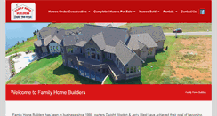 Desktop Screenshot of family-homebuilders.com