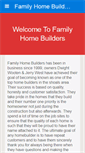 Mobile Screenshot of family-homebuilders.com